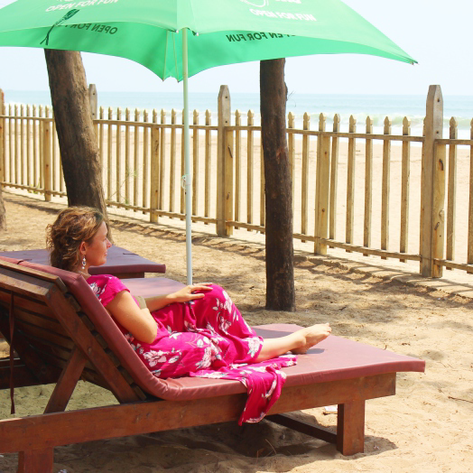 отдых на первой линии пляж Индии